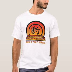 Camiseta estilo del leopardo