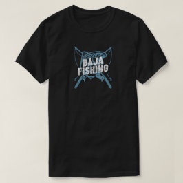 Camiseta Estilo del logotipo de la pesca de baja altura