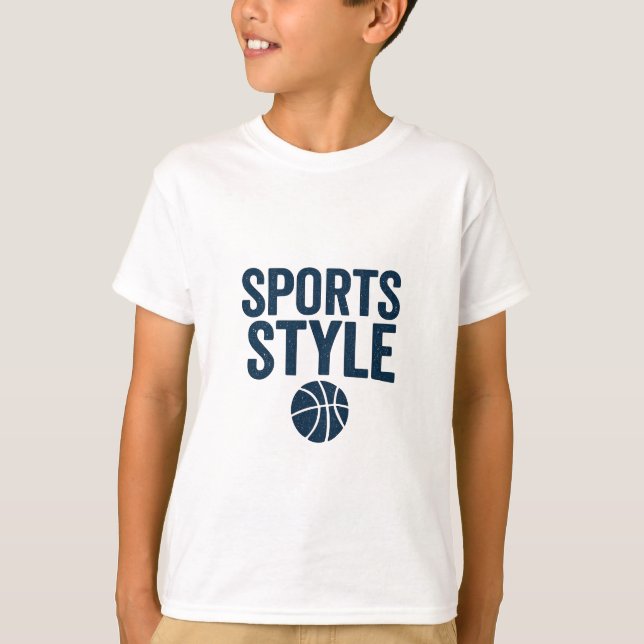 Camiseta estilo deportivo  (Anverso)