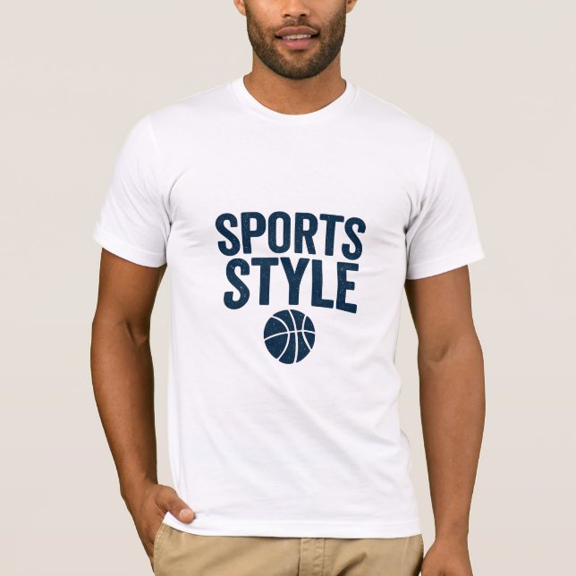 Camiseta Estilo deportivo  (Anverso)