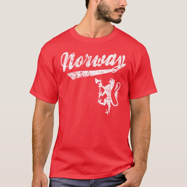 Camiseta Estilo deportivo de Noruega (Anverso)