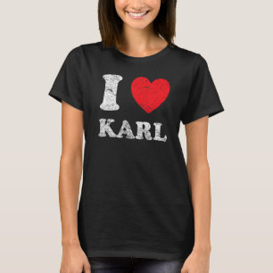 Camiseta Estilo desgastado grunge angustiado me encanta Kar