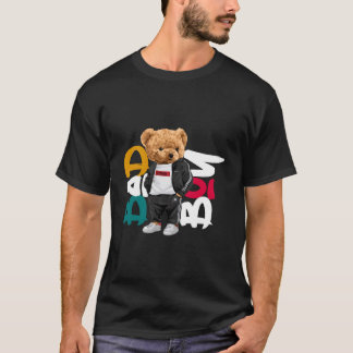 Camiseta Estilo divertido de oso de peluche malo