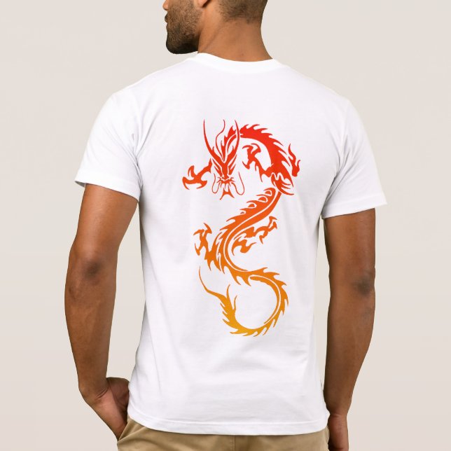 Camiseta estilo Dragon Tattoo (Reverso)