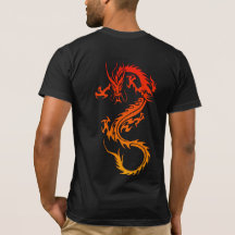 Camiseta estilo Dragon Tattoo
