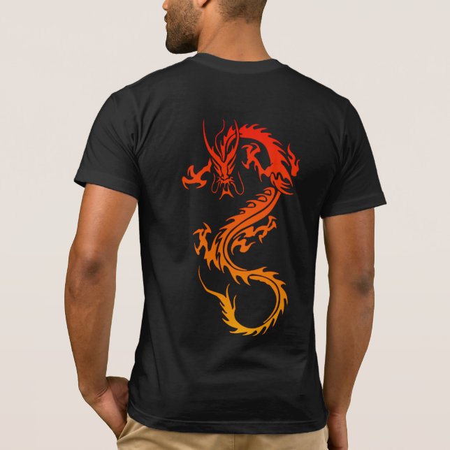 Camiseta estilo Dragon Tattoo (Reverso)