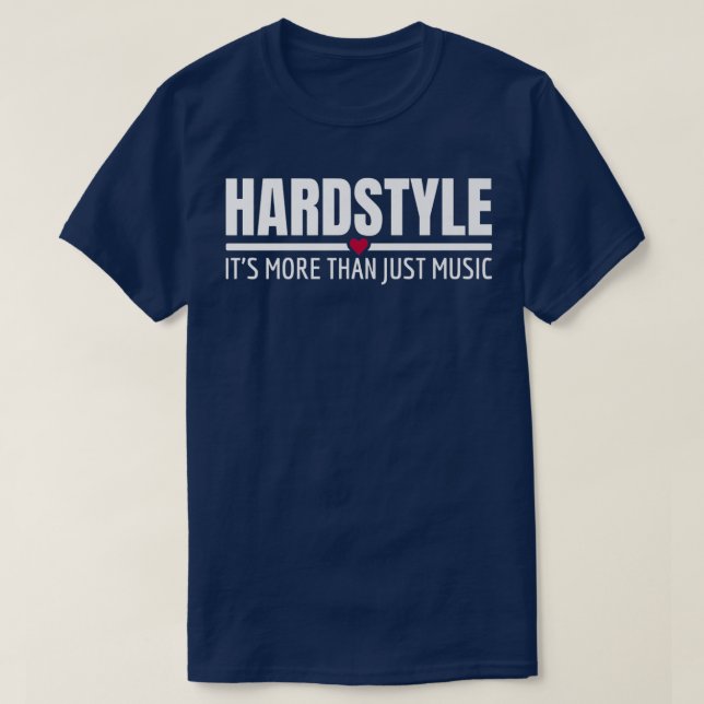 Camiseta Estilo duro es más que una simple ruptura de músic (Diseño del anverso)