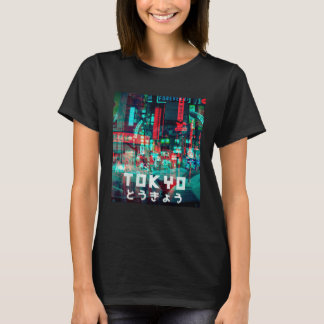 Camiseta Estilo estético de Tokio Japón Cyberpunk Estética 