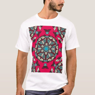 Camiseta Estilo étnico, textura decorativa vintage sin cost