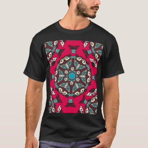 Camiseta Estilo étnico, textura decorativa vintage sin cost