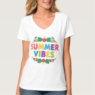 Camiseta Estilo floral de los vibes de verano-54504 Hoodie