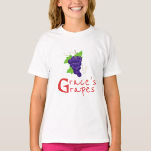 Camiseta Estilo G-licious: Grapefruit fresco y F inicial