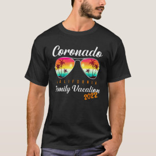 Camiseta Estilo Gafas de Sol Vacaciones Familia California 