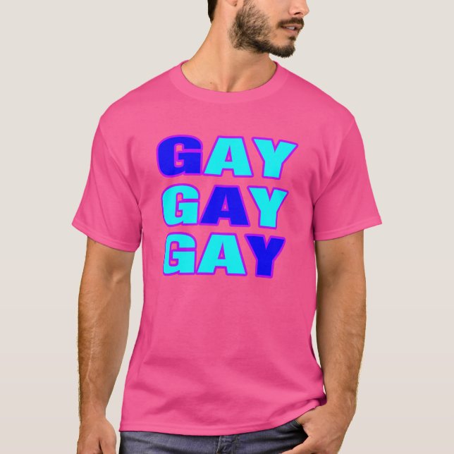 Camiseta Estilo gay swag. Estén orgullosos. (Anverso)