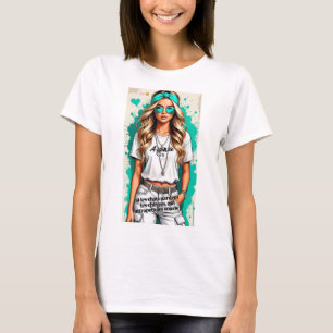Camiseta estilo generación z
