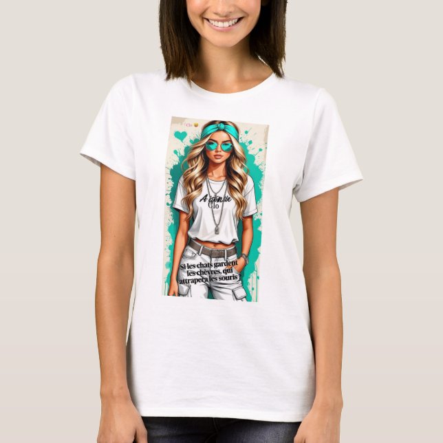 Camiseta estilo generación z  (Anverso)