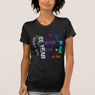 Camiseta Estilo graffiti Repeating Ox Year 2021 Women B Tee