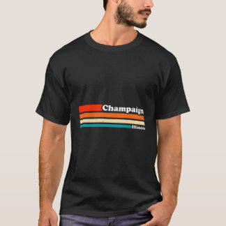 Camiseta Estilo Gráfico Vintage Retro Caminata Illino De Lo