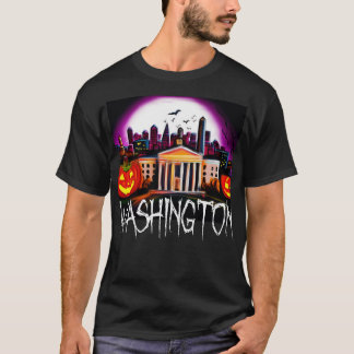 Camiseta Estilo Halloween de Washington