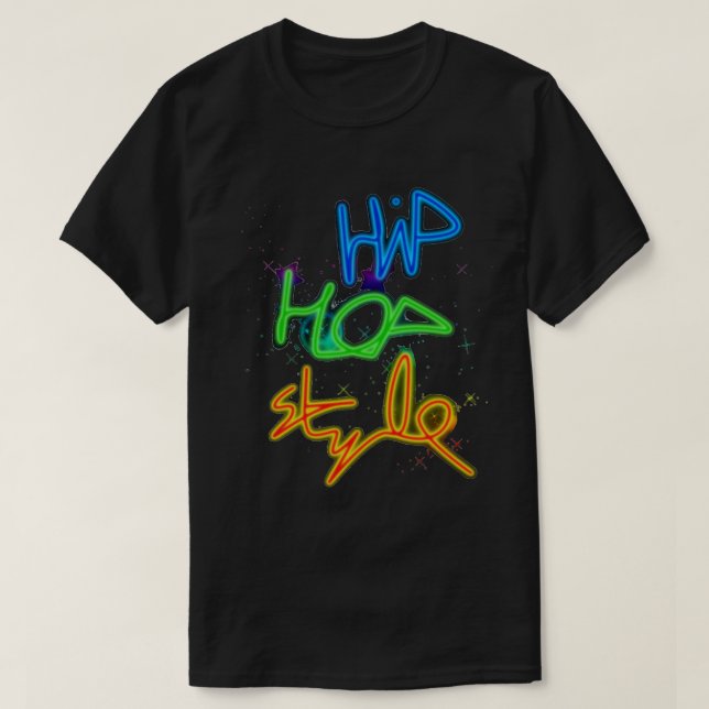 Camiseta estilo hip-hop (Diseño del anverso)