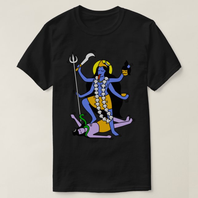Camiseta Estilo indio kali (Diseño del anverso)