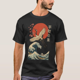 Camiseta Estilo japonés - Viaje de paz