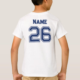 Camiseta estilo jersey de béisbol para reunión fam
