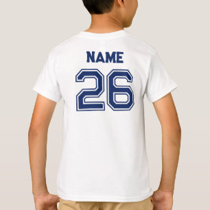 Camiseta estilo jersey de béisbol para reunión fam