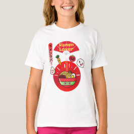 CAMISETA ESTILO KAWAII DE RAMEN LOVER