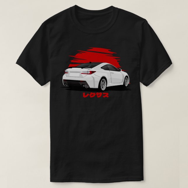 Camiseta Estilo Lexus RC F JDM (Diseño del anverso)