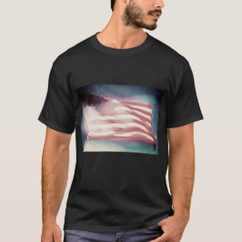 Camiseta Estilo libre de la bandera estadounidense