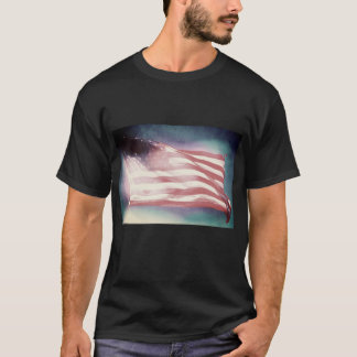 Camiseta Estilo libre de la bandera estadounidense