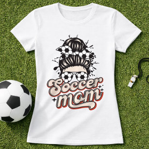 Camiseta Estilo lindo de mamá de fútbol trendy