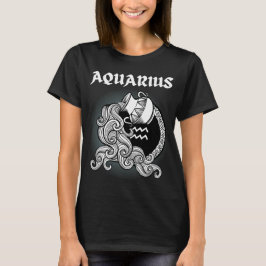 Camiseta Estilo medieval Zodiac Aquarius