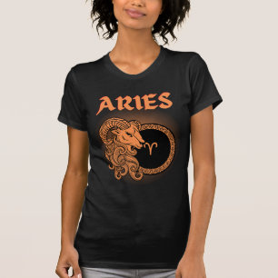 Camiseta Estilo medieval Zodiac Aries