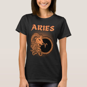 Camiseta Estilo medieval Zodiac Aries