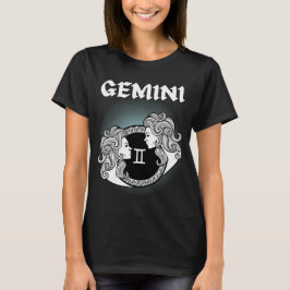 Camiseta Estilo medieval Zodiac Gemini
