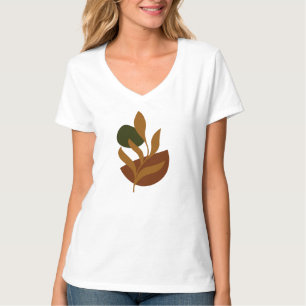 Camiseta Estilo minimalista boho de verano para mujeres