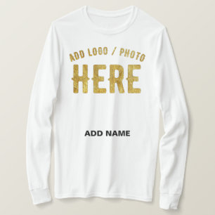 CAMISETA ESTILO MODERNO PERSONALIZABLE BLANCO VERIFICADO DE