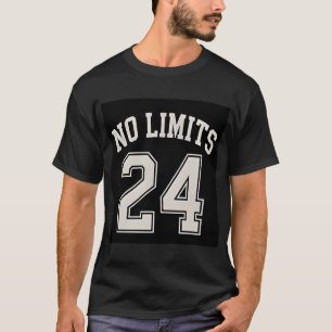Camiseta Estilo Motivacional Negrita 24 Sin Límites