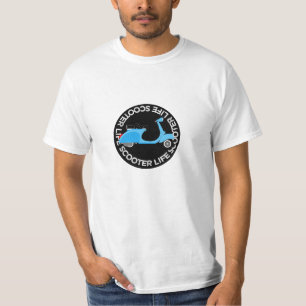 Camiseta Estilo Motor Clásico Retro Vintage de Scooter