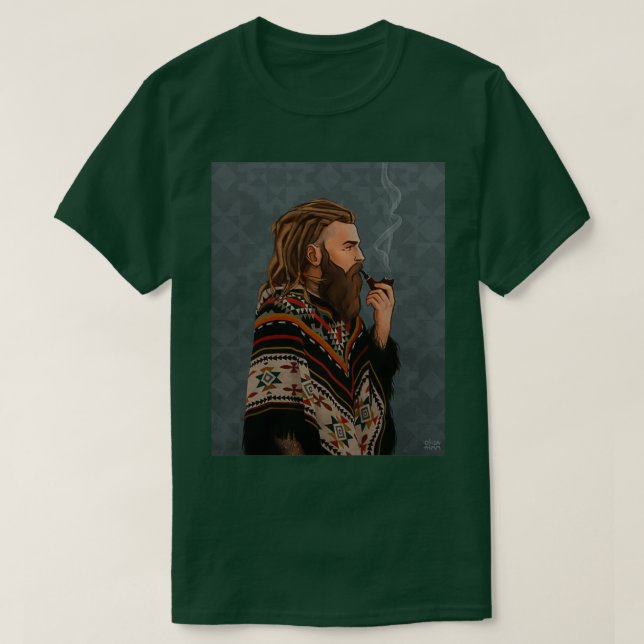 Camiseta Estilo nativo americano (Diseño del anverso)