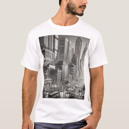 Camiseta Estilo Negro y Blanco de los años 90
