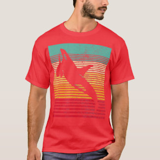 Camiseta Estilo Orca Retro de ballena Hombres Mujeres Noved