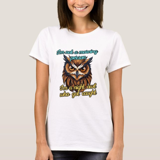 Camiseta Estilo Owl kawai. (Anverso)