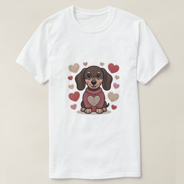 Camiseta Estilo perro. (Diseño del anverso)