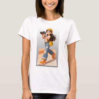 Camiseta Estilo Personalizado 3D lindo