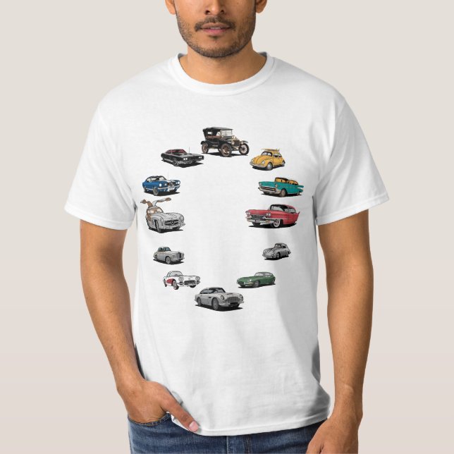 Camiseta Estilo personalizado de los coches clásicos (Anverso)