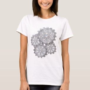 Camiseta Estilo plata GEMS IN GEAR Print