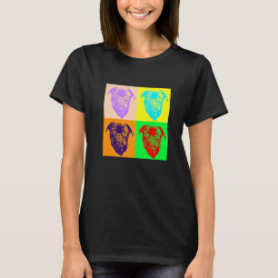 Camiseta Estilo Pop Art Perrito Pug Lindo Fregonas Perro Pa